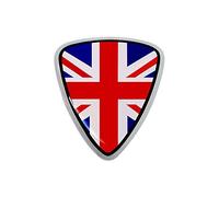 4R Quattroerre.it 14296 Stickers 3D Escudo Gran Bretaña HQ, 40 x 36 mm