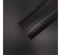 4R Quattroerre.it 16290 Hoja Adhesiva Película Carbon Look para Wrapping, 20 x 24 cm
