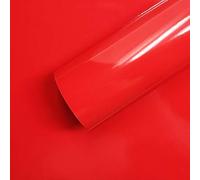 4R Quattroerre.it 16296 Hoja Adhesiva Película Rojo Carrera para Wrapping, 35 x 50 cm
