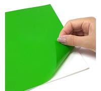 4R Quattroerre.it 16369 Hoja Adhesiva Película Verde Fluorescente para Wrapping, 50 x 70 cm