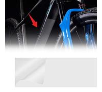 4R Quattroerre.it 16740 Cinta Adhesiva Rhino Frame para Protección Chasis Bicicleta, Transparente, 8 x 50 cm