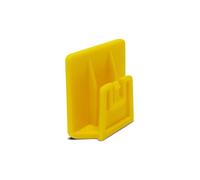 4R Quattroerre.it 1689M - Clip para telepeaje M.go, Sistema de fijación extraíble, 3 x 3 cm, Amarillo