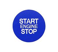 4R Quattroerre.it 17162 Pegatinas Start Engine para Alfa Giulia Stelvio y Tonale, azul, juego de 2