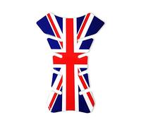 4R Quattroerre.it 18098 Pegatina 3D Para el Depósito de la Moto Racing Graphic, Bandera de Inglaterra