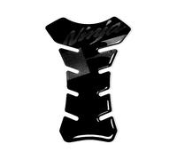 4R Quattroerre.it 18149 Pegatina 3D Para el Depósito de la Moto Kawasaki Ninja, Negro