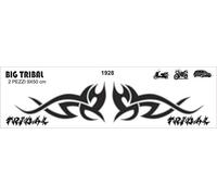 4R Quattroerre.it 1928 - Pegatinas de gran tribal, 9 x 50 cm, juego de 2