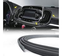 4R Quattroerre.it 19957 Perfil de Encaje para el Interior del Coche, Gris Mate, 3 mm x 3 MT