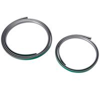 4R Quattroerre.it 19983 Perfil Plata Adhesivo para Dam Parachoques Completo Delantero + Trasero Alfa Giulietta con Biadesivo 3M APT