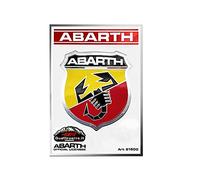 4R Quattroerre.it 21500 Pegatina Oficial Abarth, Escudo Grande, Tabla 94 x 131 mm