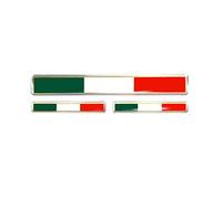 4R Quattroerre.it 407A Stickers 3D Stickers Bandera España HQ, Set de 3, Tricolor, 110 x 15 mm