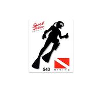 4R Quattroerre.it 543 Adhesivos Stickers Sub, 10 x 12 cm