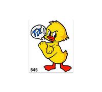 4R Quattroerre.it 545 Adhesivos Stickers Pato Tiè, 10 x 12 cm