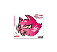 4R Quattroerre.it 6061 Adhesivos Stickers Gato, 10 x 12 cm
