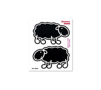 4R Quattroerre.it 6129 Adhesivos Stickers Bomb Ovejas, 10 x 12 cm