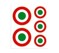 4R Quattroerre.it 8091 Adhesivos Cockade Italia, 14 x 16 cm