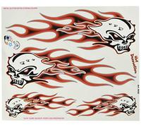 4R Quattroerre.it 9012 Adhesivos Calavera en Llamas 24 x 20 cm