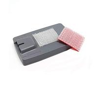 4R Quattroerre.it Dual Lock para Telepass 2019 - Fijación extraíble Transparente, 20 x 25 mm, 3 Unidades