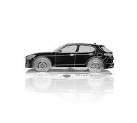 4R Quattroerre.it Figura grabada para Coche Alfa Romeo Stelvio de Acero Inoxidable