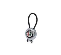 4R Quattroerre.it Llavero Alfa Romeo Anillo con Logo, Color, 4 x 3,2 cm, turquesa, Talla única