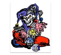 4R Quattroerre.it Sticker Joker 14 x 16 cm