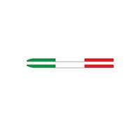 4R Quattroerre.it Tiras adhesivas tricolor Italia para espejo Alfa Giulia
