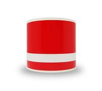 4R Quattroerre.it Villa D '10719 Tiras Adhesivas Racing Double, Rojo, 80 mm X 5 M.