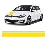 4R Quattroerre.it Villa D '10732 Tiras Adhesivas Racing Triple, Amarillo, 80 mm X 5 M.