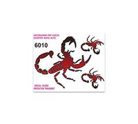 4R Quattroerre.it Villa D '6010 Adhesivos Sticker Escorpión, 10 x 12 cm
