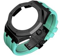 4rd Gen Kit for GA2100 GA-2100 GA2110 Metal Watch Case Fluorine Rubber Strap Stainless Steel Bezel Rubber Sport Watchband Watch Strap