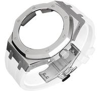 4rd Gen Kit for GA2100 GA-2100 GA2110 Metal Watch Case Fluorine Rubber Strap Stainless Steel Bezel Rubber Sport Watchband Watch Strap