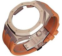 4rd Gen Kit for GA2100 GA-2100 GA2110 Metal Watch Case Fluorine Rubber Strap Stainless Steel Bezel Rubber Sport Watchband Watch Strap