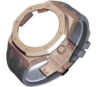 4rd Gen Kit for GA2100 GA-2100 GA2110 Metal Watch Case Fluorine Rubber Strap Stainless Steel Bezel Rubber Sport Watchband Watch Strap