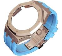 4rd Gen Kit for GA2100 GA-2100 GA2110 Metal Watch Case Fluorine Rubber Strap Stainless Steel Bezel Rubber Sport Watchband Watch Strap