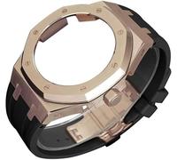 4rd Gen Kit for GA2100 GA-2100 GA2110 Metal Watch Case Fluorine Rubber Strap Stainless Steel Bezel Rubber Sport Watchband Watch Strap