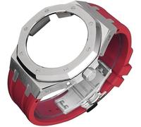 4rd Gen Kit for GA2100 GA-2100 GA2110 Metal Watch Case Fluorine Rubber Strap Stainless Steel Bezel Rubber Sport Watchband Watch Strap