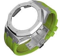 4rd Gen Kit for GA2100 GA-2100 GA2110 Metal Watch Case Fluorine Rubber Strap Stainless Steel Bezel Rubber Sport Watchband Watch Strap