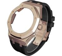 4rd gen metal watch case fluorine rubber strap stainless steel bezel rubber sport watchband mod kit,for ga2100 ga-2100 ga2110 modification and upgrade Origin China