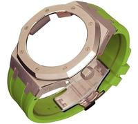 4rd Gen Mod Kit For GA2100 GA-2100 GA2110 Metal Watch Case Fluorine Rubber Strap Stainless Steel Bezel Sport Watchband