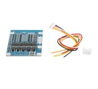 4S 14.8V para lifepo4 para placa de protección de batería 30A con equilibrio para paquete de luz solar (azul)