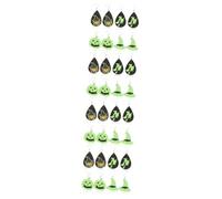 4sets Halloween Witch Hat Fashion Dangle Drop Earrings for Women Girls 4pairs*4