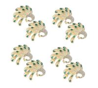 4sets Pins Brooch Girl Women Accessories Jewelry Rhinestone Pin for Clothes Diamond 2pcs*4