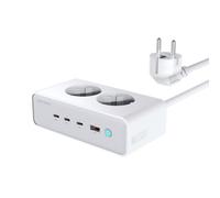 4smarts 540065 cargador de dispositivo móvil universal plata, blanco