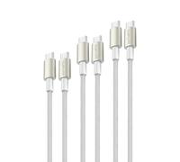 4smarts 540621 cable usb usb 2.0 usb c plata, blanco