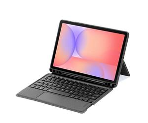 4smarts Funda con teclado Solid Pro QWERTZ para Samsung Galaxy Tab S10 Lite, grafito