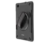 4smarts Funda Grip para Samsung Galaxy Tab S6 Lite, Funda con Correa de Mano, Soporte Giratorio de 360° [Horizontal o Vertical] Funda antigolpes Samsung Tab S6 Lite para máxima protección - Negro