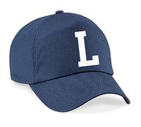 4sold Azul Marino Algodón A-Z Summer Sun Hat Niño Escuela Deporte Niña Béisbol Ajustable Protección UV del Sol