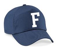 4sold Azul Marino Algodón A-Z Summer Sun Hat Niño Escuela Gorra Sombrero Deporte Béisbol Ajustable Protección UV del Sol