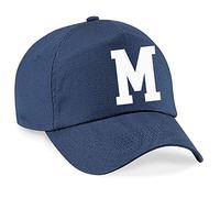 4sold Azul Marino Algodón A-Z Summer Sun Hat para Niño y Niña, Escuela Deporte Gorras Sombrero con Ajustable Protección UV del Sol