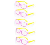 4sold Gafas de Lectura Presbicia Vista Cansada - (Pack 5) Graduadas fde Dioptrías Montura de Pasta Azul Marrón Negra Carey Diseño Moda Hombre Mujer Unisex Lentes de Aumento