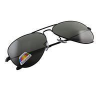 4sold Joven Polarized Gafas de sol Kids en muchos combinaciones clásica Gafas unisex multicolor (Black Frame Black Polarized)